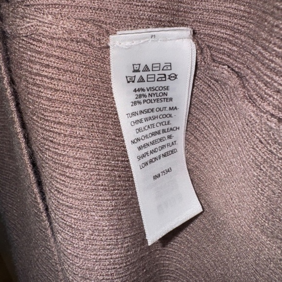 Rachel Zoe Ribbed Tan Sleeveless Sweater Dress Size M - Picture 6 of 6